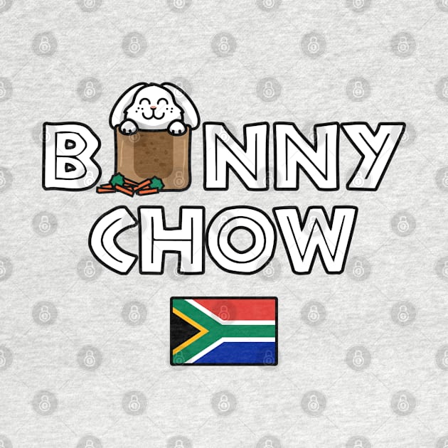 Bunny Chow South Africa Food Funny Cute Rabbit by BraaiNinja